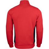 Jobman 5401 Halfzip Sweatshirt 65540120 - Rood/Zwart