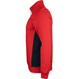 Jobman 5401 Halfzip Sweatshirt 65540120 - Rood/Zwart