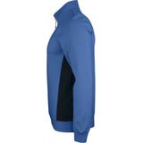 Jobman 5401 Halfzip Sweatshirt 65540120 - hemelsblauw/zwart