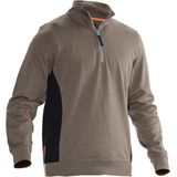 Jobman 5401 Halfzip Sweatshirt 65540120 - Zwart