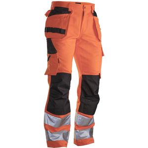Jobman 2377 Hi-Vis Trousers HP 65237762 - Oranje/Zwart