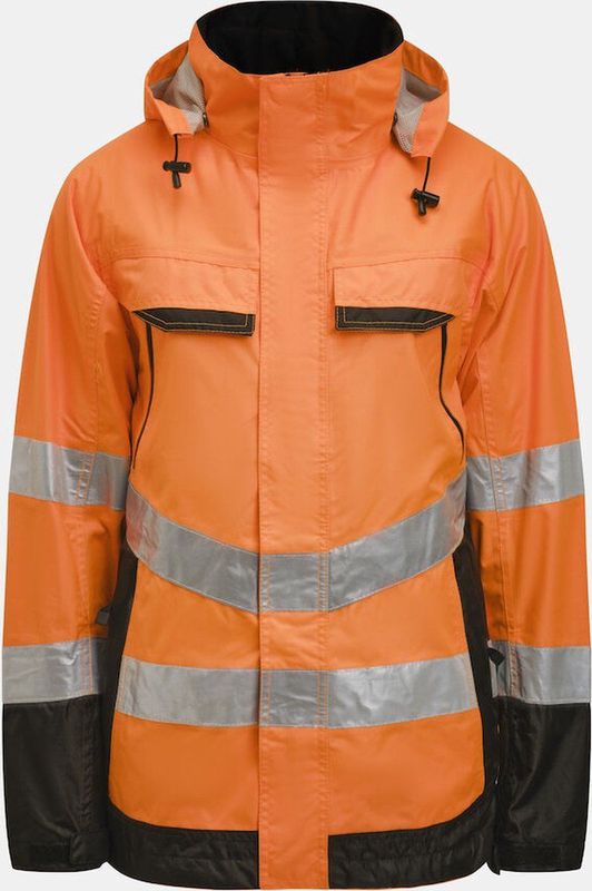 Jobman - 1283 - Shell Jacket - High-Visibility - Waterafstotend