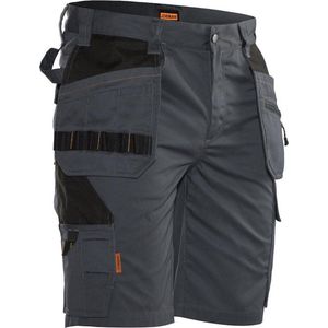 Jobman Practical 2722 Korte Werkbroek Holsterpockets - Mannen - Donker Grijs