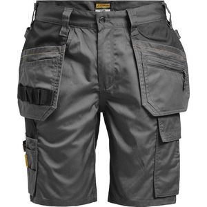 Jobman - Practical 2722 - Korte Werkbroek - Donker Grijs - Holsterpockets