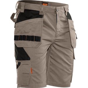 Jobman Practical 2722 Korte Werkbroek Holsterpockets - Mannen - Khaki/Zwart