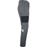 Jobman 2194 Stretch Service Trousers 65219418 - Donkergrijs/Zwart