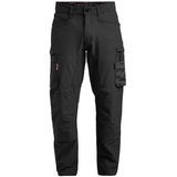 Jobman 2194 Stretch Service Trousers 65219418 - Donkergrijs/Zwart