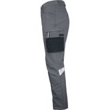 Jobman 2194 Stretch Service Trousers 65219418 - Donkergrijs/Zwart