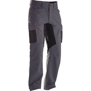 Jobman 2194 Stretch Service Trousers 65219418 - Donkergrijs/Zwart