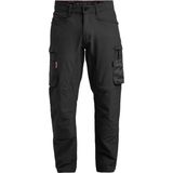 Jobman 2194 Stretch Service Trousers 65219418 - Zwart/Zwart