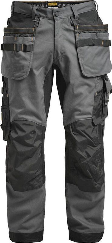Jobman 2164 Werkbroek Stretch - Grijs/Zwart