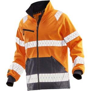 Jobman - 1190 Hi-Vis Windblocker Jacket - Oranje/Zwart - Werkjas