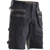 Jobman 2168 Stretch Shorts HP 65216818 - Zwart