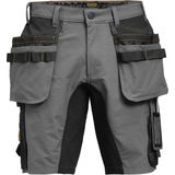 Jobman - Advanced Stretch - Korte Broek - Donkergrijs/Zwart - Holsterpockets