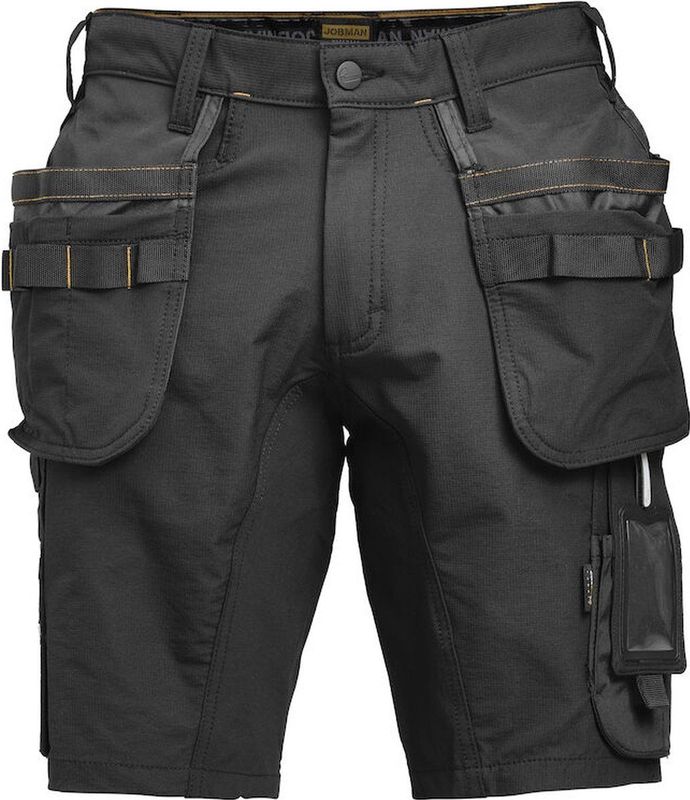 Jobman 2196 Stretch Shorts HP 65219618 - Zwart