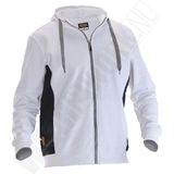 Jobman 5400 Sweatshirt Hoodie 65540020 - Wit/zwart