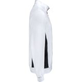 Jobman 5401 Halfzip Sweatshirt 65540120 - Wit/zwart - S