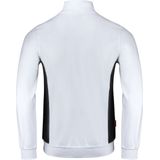 Jobman 5401 Halfzip Sweatshirt 65540120 - Wit/zwart - S