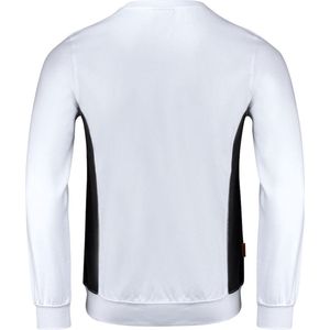 Jobman 5402 Roundneck Sweatshirt 65540220 - Wit/zwart