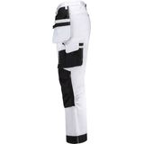 Jobman 2174 Painters' Trousers Core Stretch 65217419 - Wit/zwart