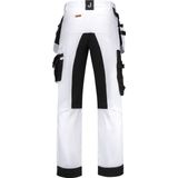 Jobman 2174 Painters' Trousers Core Stretch 65217419 - Wit/zwart