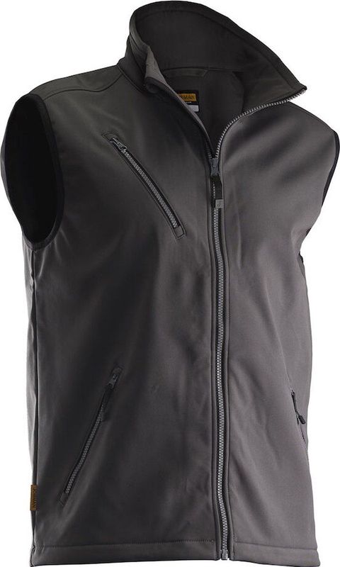 Jobman 7502 Softshell Vest 65750271 - D.grijs/D. grijs