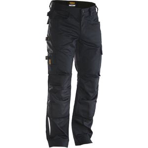 Jobman 2324 Service Trousers Stretch 65232420 - Zwart