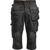 Jobman 2167 Long Shorts Stretch 65216718 - Zwart