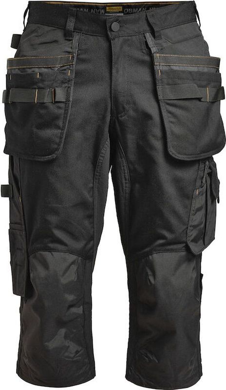 Jobman 2167 Long Shorts Stretch 65216718 - Zwart