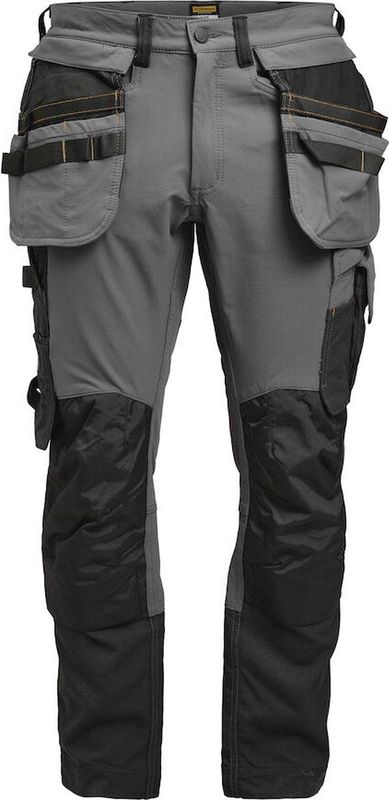 Jobman 2391 Craftsman Trousers Stretch 65239170 - Donkergrijs/Zwart