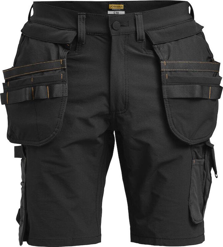 Jobman 2397 Craftsman Shorts Stretch HP 65239770 - Zwart