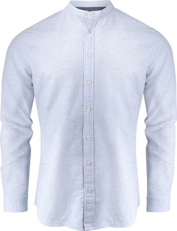 James Harvest - Townsend - Hemd - Lichtblauw - Linnenblend