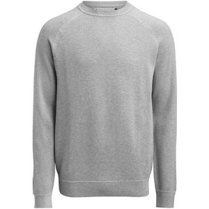 James Harvest - Ashland Casual - Gebreide Sweater - Grijs Mêlée - 100% Biologisch Katoen