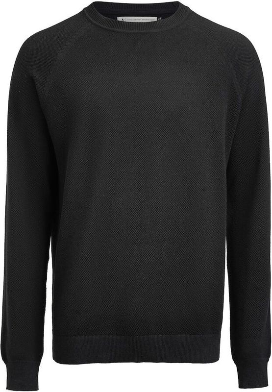 James Harvest - Ashland Casual - Gebreide Sweater - Zwart