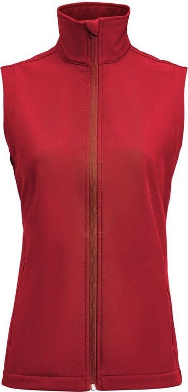 James Harvest - Valley Vest - Dames - Rood - Softshell Bodywarmer