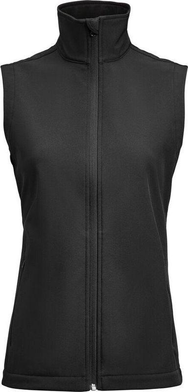 James Harvest - Valley Vest - Dames - Zwart - Softshell Bodywarmer