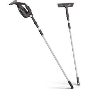 Telescopische Stok - Wit - Voor Ruitenreiniger - Inclusief Microvezelovertrek