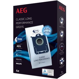 AEG Filterbeutel Staubbeutel 4 Stück 900256472/3 Filter, für Bodenstaubsauger