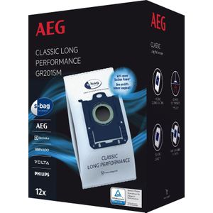 AEG Staubsaugerbeutel "GR201SM", 3l Füllmenge, 3D Seitenfaltung