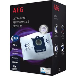 AEG - S-bag Ultra Long Performance - Stofzuigerzakken - 8 Stuks - Fleece