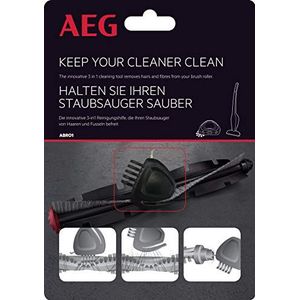 AEG - Borstelreiniger 3-in-1 - Hulpmiddel - Met Scheermesje en Kam