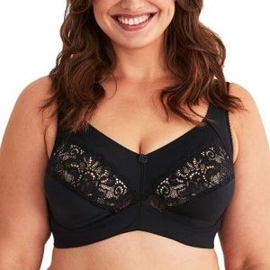 Swegmark Niet-voorgevormde Bh Zonder Beugel Meadow Zwart