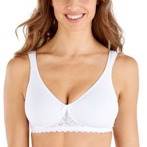 Swegmark Niet-voorgevormde Bh Zonder Beugel Beautiform Wit