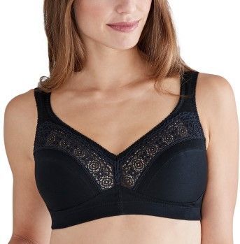 Swegmark - Stars - Bralette - Zwart - Kant - Extra Padding
