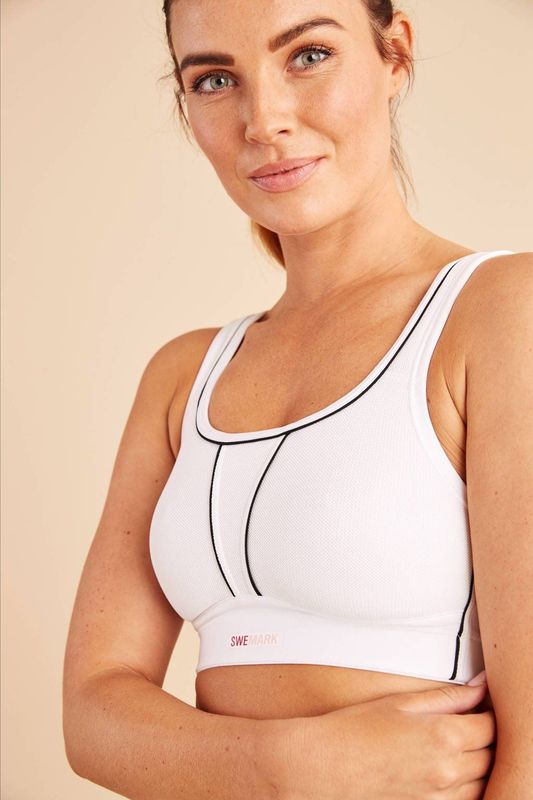 Swegmark - Sportbeha zonder Beugel - Wit