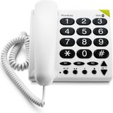 Doro - PhoneEasy 311c - Huistelefoon - Wit - Eenvoudig Gebruik