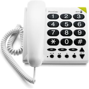 Doro PhoneEasy 311c - Huistelefoon Wit