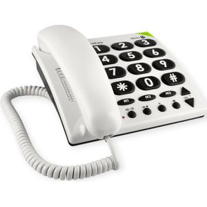 Doro - PhoneEasy 311c - Huistelefoon - Wit - Eenvoudig Gebruik