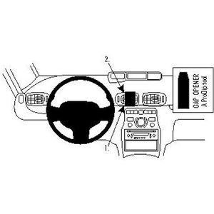 Brodit ProClip houder geschikt voor Citroën C3 Picasso 2009-2018 Center mount