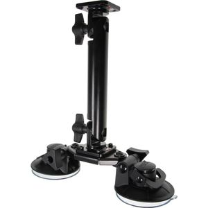 Dubbele Zuigfix - Houder - Aluminium - Geschikt voor Professioneel Gebruik